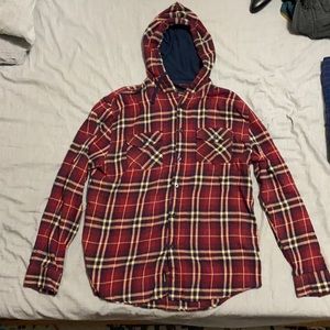 Molokai Flannel with hoodie